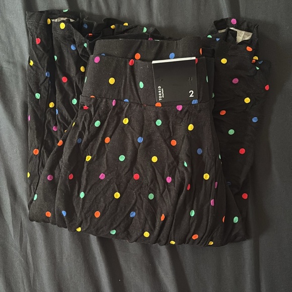 Jersey Knit Torrid 2x polka Dot Skater Skirt Rainbow - Picture 8 of 8
